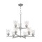 Nuvo Fixture, Chandelier, 9-Lght, Incandescent, 60W, 120V, A19, Medium Base, Bulb Count: 9 60/7189 - alternate 4